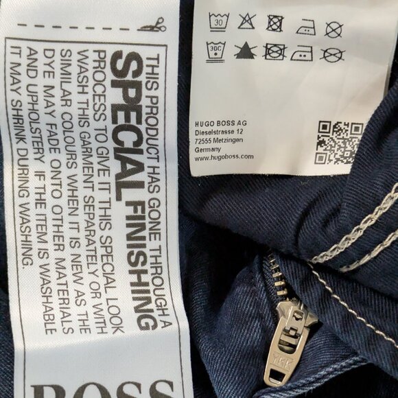 HUGO BOSS DENIM JEANS MAINE2 REGULAR FIT MEN’S 34x34 Blue - Picture 13 of 14